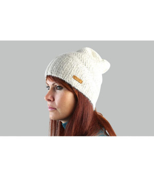 bonnet long beige Barts Cecilia Beanie cream